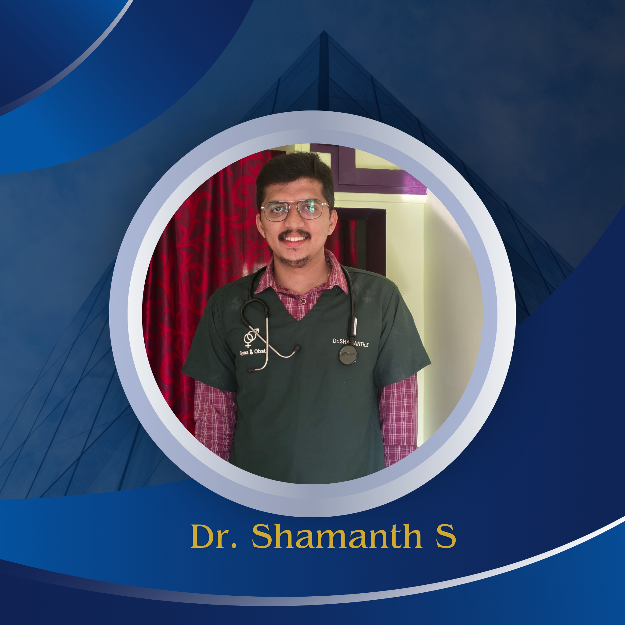 Dr. Shamanth S - Veterinary Gynaecology and Medicine Specialist renowned for his expertise in comprehensive pet healthcare