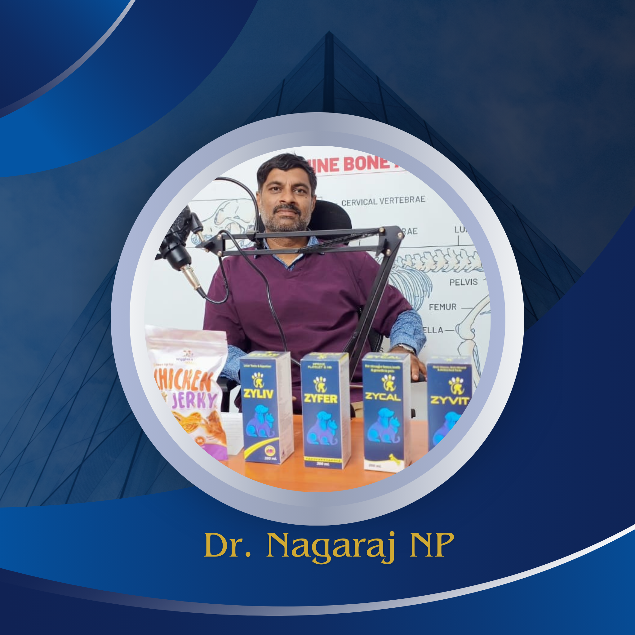 Dr. Nagaraj - Veterinary Physician specializing in Veterinary Dermatology, General Pet Health, and Animal Behaviour