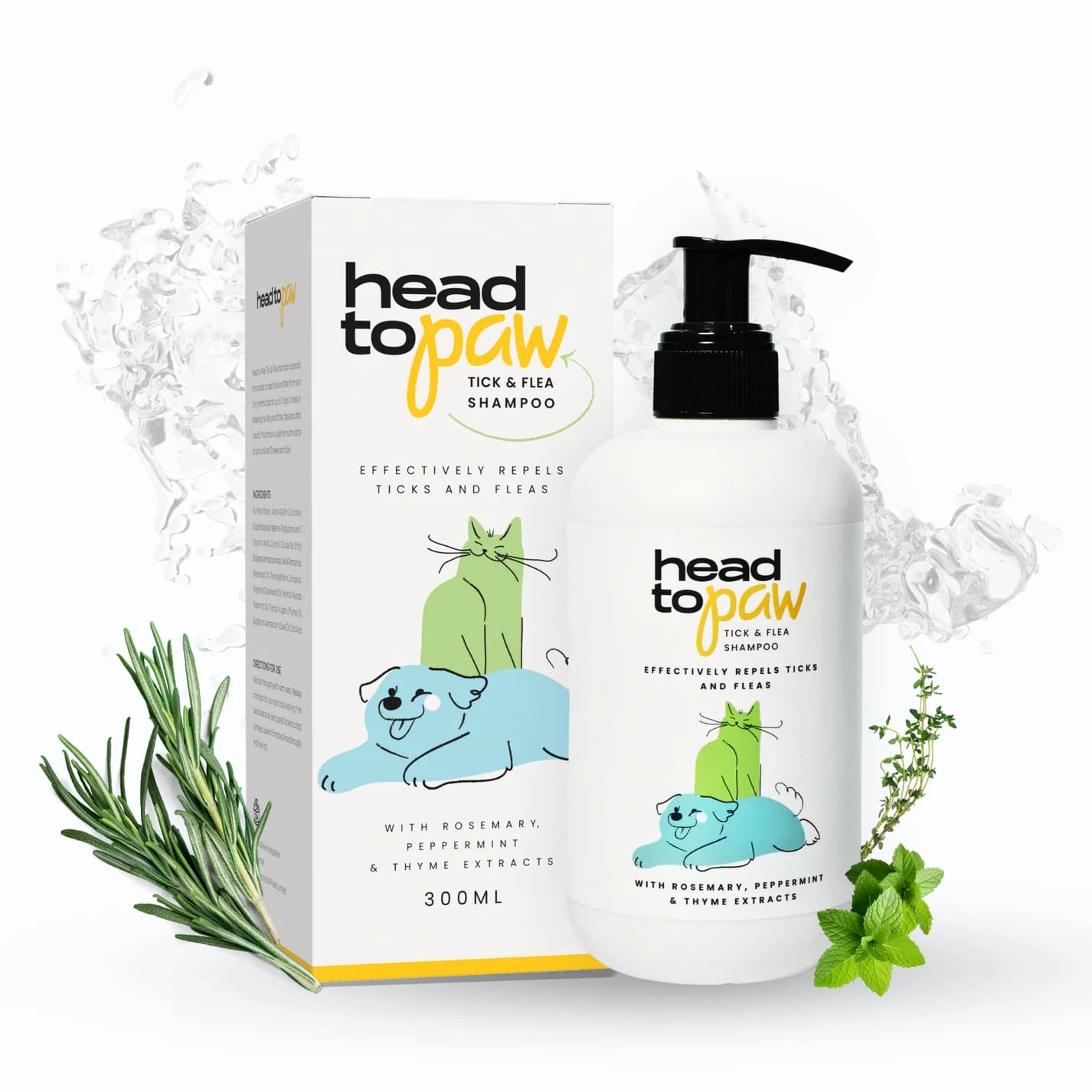 Head To Paw Tick and Flea Shampoo